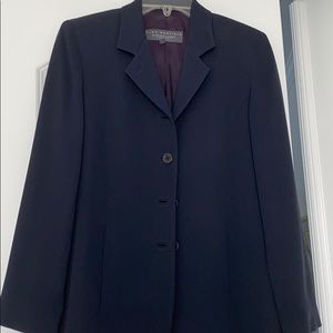 Alex Garfield 2 piece suit for work or play...NAVY BLUE